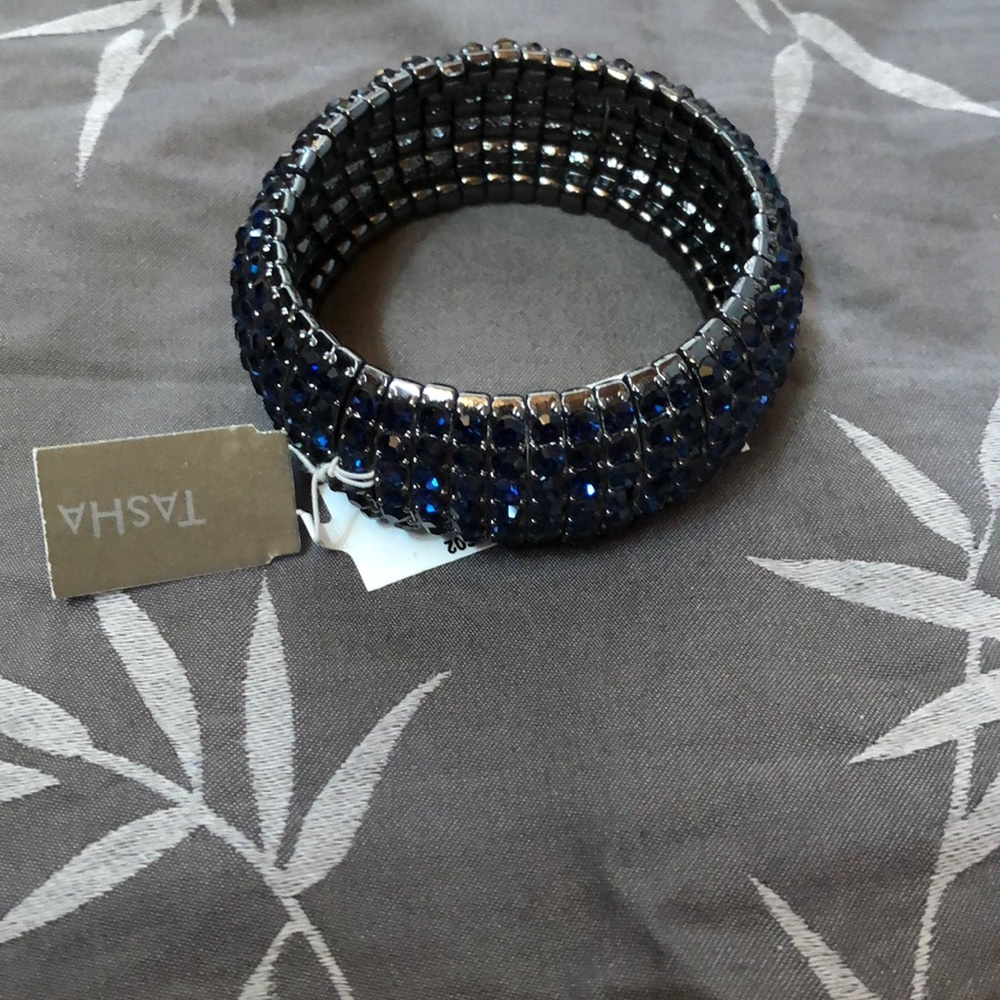 Tasha Navy Sparkling Bracelet - NEW